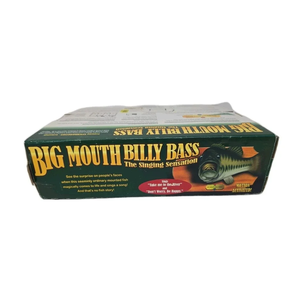 Big Mouth Billy Bass 1998 Motion Activated Singing Fish Rare NEW U29